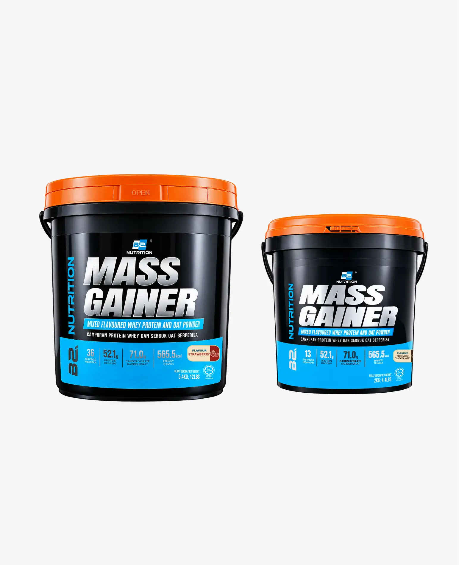 BS-Nutrition_Mass-Gainer-5.4kg-2kg Mass Gainer Tub 5.4kg + 2kg - Image 1