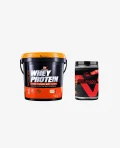 Whey Protein Tub + Redlemon Fatburner