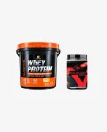 Whey Protein Tub + Redlemon Fatburner
